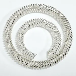 Wholesale of high-voltage conductive oblique ring contact finger beryllium copper plated silver springs in factories