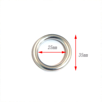 Joints toriques en aluminium d'aviation durables et étanches pour colliers de chien et harnais avec motif imprimé
