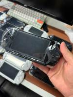 Console de Jeu Originale Reconditionnée avec Coque et Boutons Aftermarket pour PSP3000, Firmware Personnalisé Installé avec LOGO