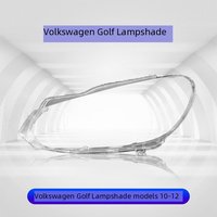 Couvre-phare de voiture pour Volkswagen VW Golf 6 MK6 2009 2010 2011 2012 2013 Pièces de rechange automobiles Coque de phare avant en verre