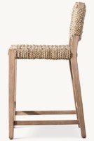 Tabouret de bar empilable en chêne de qualité supérieure, haut de gamme, robuste et durable