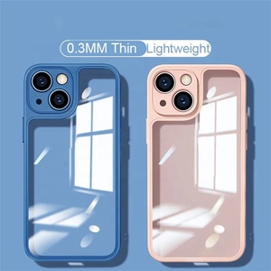 Custodia per telefono morbida Ultra-sottile da 0.3MM di lusso alta e trasparente antiurto per <span class=keywords><strong>iPhone</strong></span> 16 15 14 13 12 11 <span class=keywords><strong>Cover</strong></span> <span class=keywords><strong>protettiva</strong></span> per fotocamera Pro XR <span class=keywords><strong>XS</strong></span> - Product Image 4