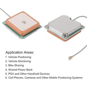 Xiiiiya 3pcs GY-NEO6MV2 NEO-6M Gps मॉड्यूल apm2.5 बड़ा एंटीना <span class=keywords><strong>arduino</strong></span> ईप्राम ड्रोन सहायक उपकरण - Product Image 4