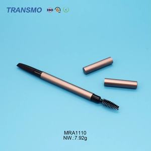 บรรจุภัณฑ์ปากกาเขียนคิ้วแบบขายส่ง บรรจุภัณฑ์ปากกาเขียนคิ้วสองด้านแบบเปล่า บรรจุภัณฑ์ปากกาเขียนคิ้วแบบหลอดพลาสติก - Product Image 4