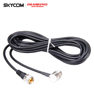 สายเคเบิลป้อน EC-H5เพชรแบบญี่ปุ่น2 3 4 5 6เมตร RG58U 50-3ม. ขั้วต่อโคแอกเซียลกันน้ำตัวผู้สำหรับวอล์กกี้ทอล์กกี้ - Product Image 4