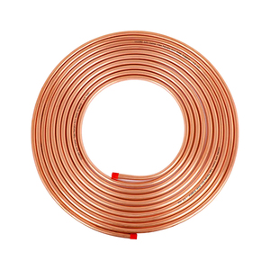 Tubo <span class=keywords><strong>de</strong></span> <span class=keywords><strong>Cobre</strong></span> en Espiral para Aire Acondicionado, Resistente a la Corrosión, Precio <span class=keywords><strong>de</strong></span> Fábrica, OEM/ODM, 1/4 <span class=keywords><strong>ACR</strong></span>, para Refrigerante HVAC - Product Image 2