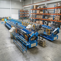 Hochgeschwindigkeits-Kundenspezifische PLC-gesteuerte 220V U-Profil-Trockenbauprofil-Stahlpfetten-Herstellungsmaschine Kaltwalzformmaschine
