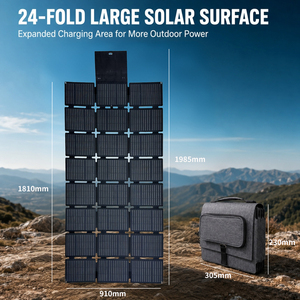 Mini Portable Camping Solar <b>Blanket</b> 270W 300W Off Grid Waterproof Energy Foldable Solar Camping EV <b>Car</b> - Product Image 1