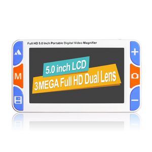 Aides à la lecture portables pour malvoyants avec écran LCD couleur de 5 pouces, vidéo numérique avec lecteur portable - Product Image 2