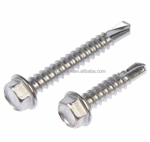 Tornillo Autorroscante de Cabeza Hexagonal de Acero Inoxidable con Rosca M3.5 para Techos de Lámina Metálica, Sistema de Medición en Pulgadas - Product Image 5
