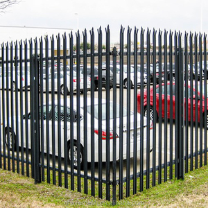 Système <span class=keywords><strong>de</strong></span> clôture palissade en fer galvanisé et <span class=keywords><strong>de</strong></span> portail battant, clôture <span class=keywords><strong>de</strong></span> sécurité métallique résidentielle pour projets en Afrique du Sud - Product Image 1