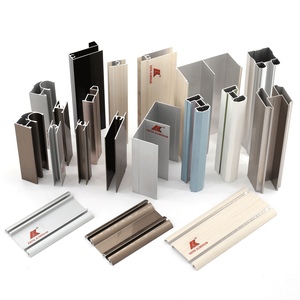 Bán Hot Windproof Trượt Bảng Điều Chỉnh Cửa Nhôm Hồ Sơ Kính Dưới Mỏng Khung Nhôm Hồ Sơ Cho Cửa Sổ Và Cửa Ra Vào - Product Image 3