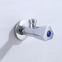 Robinet d'angle en acier inoxydable chromé 1/2 pouce, robuste et durable, prix abordable pour cuisine et salle de bain – Approvisionnement direct usine