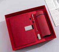 Nouveaux coffrets cadeaux promotionnels personnalisés imprimés UV, articles cadeaux d'entreprise pour cadres, journal en acier inoxydable A5, stylo, thermos