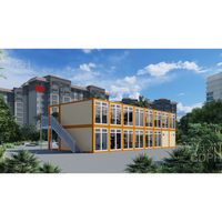 Conception moderne, belle et économique bâtiments modulaires préfabriqués école maisons en conteneur personnalisées lycée technique