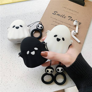 3D mignon dessin animé Halloween poupée Silicone écouteurs étuis pour <span class=keywords><strong>AirPods</strong></span> Pro 2nd 3rd génération couverture sans fil casque boîte <span class=keywords><strong>meilleur</strong></span> cadeau - Product Image 2