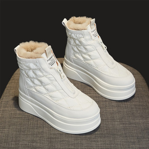 Nuovo inverno Casual da donna stivali da neve caldi foderati di pelliccia alla moda impermeabili ispessiti per terreni innevati con funzione di esaltazione - Product Image 2