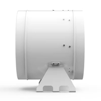 Ventilateur de ventilation en ligne à flux mixte à faible bruit Nussun High Speed 12 pouces avec moteur EC pour l'agriculture verticale