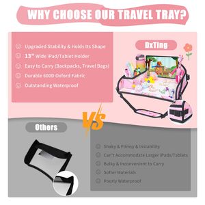 Free sample Toddler Car Seat Tray Organizer Kids Travel Eating Snack Tray Tablet Holder Stand Lap Desk,Toddler Toy - Product Image 2