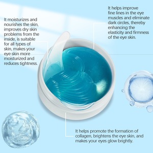 30 cặp Vitamin C & hyaluronic axit dưỡng ẩm dưới mắt Mặt nạ tinh thể tấm Kem dưỡng ẩm cho collagen nếp nhăn giảm - Product Image 5