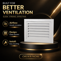 Diffuseur d'air à lamelles pour systèmes HVAC