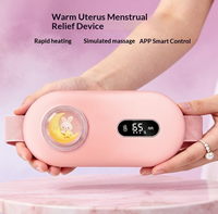 2026 Warmer Bauchgürtel für Frauen bei Menstruationsschmerzen, mit Wärme-, Vibrations- und Massagefunktion, Taillenstütze, Entspannend und Komfortabel