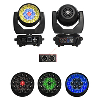 Shehds Wash + Light Yuer 19X15W Rgbw Éclairage à tête mobile Led RGBW Zoom Lumières Aura pour scène