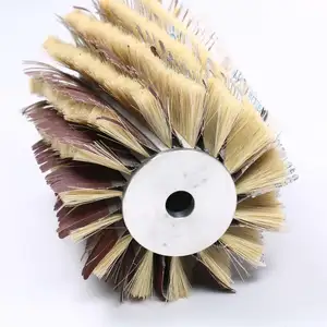 Sandpaper Sisal Polishing Roller Brush Sanding Brush For Wood Surface Polishing