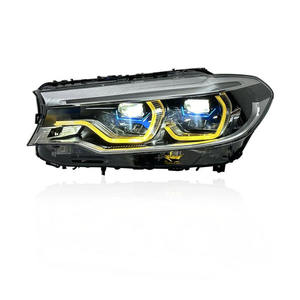 ไฟหน้าเลเซอร์แบบสองสีเหลืองขาว 6000K สำหรับรถยนต์รุ่นใหม่  ดีไซน์ Spoon LED  ปรับแต่งอัพเกรด  สำหรับรถยนต์ซีรีย์ 5 รุ่น G38 G30 ปี 2018-2020  6000K - Product Image 4