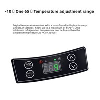 Mini réfrigérateur à double usage froid et chaud intégré vertical et horizontal de 8L pour la voiture et la maison