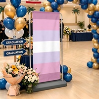 Toile de fond imprimée motif arc-en-ciel personnalisé, idéale pour les cabines photo de fête et les décorations de cérémonies festives