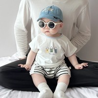 Nouvelle Collection 2026 : Ensembles Vêtements Bébé Garçon en Coton Mousseline à Imprimé Animal – Adorables, Confortables et Élégants pour Nouveau-nés de 0 à 24 Mois – Tenue d'Été