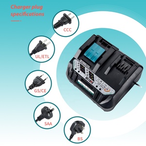 <span class=keywords><strong>Chargeur</strong></span> de <span class=keywords><strong>batterie</strong></span> <span class=keywords><strong>Li</strong></span>-<span class=keywords><strong>ion</strong></span> double port rapide DC18RE pour batteries <span class=keywords><strong>Makita</strong></span> 12V-<span class=keywords><strong>18V</strong></span> BL1021 BL1041 BL1430 BL1830 Kit perceuse sans fil - Product Image 4