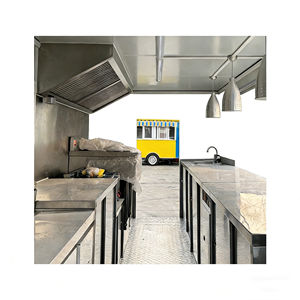 Food Truck Mobile de Vente Ambulante de Barbecue et de Hot Pot Épicé avec Cadre en Acier Inoxydable et Conception à 4 Roues - Product Image 4