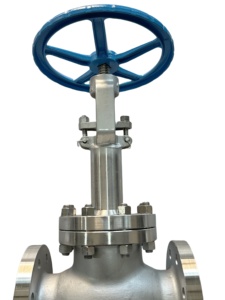 KHD katup Globe CF8 CF3 CF8M CF3M, flens suhu tinggi baja tahan karat - Product Image 3