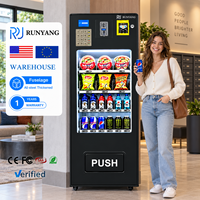 Distributeurs automatiques intelligents personnalisés RUNYANG pour articles de vente au détail, distributeur automatique de collations pour aliments et boissons