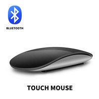 Mouse Magic Control nirkabel 2.4GHz Ultra ramping, Mouse Gaming DPI tinggi gigi biru 5.0, dapat diisi ulang Port tipe-c untuk Tablet Laptop