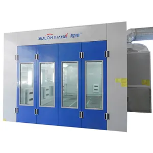 paint box Car Painting Room Garage Equipment Supplier 7m Length Electric Heating 220V 380V 400V Spray Booth For Outside