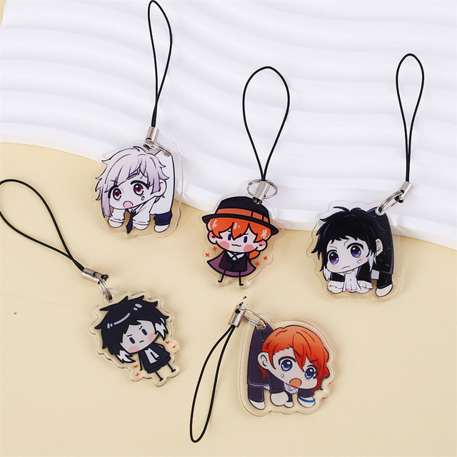 New Product Anime Phone Accessories Phone Pendant Acrylic Charms Acrylic Phone Strap