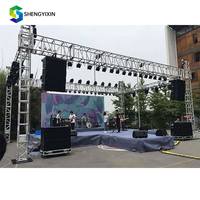 Tente d'événement d'extérieur en aluminium pour scène de concert Plate-forme élévatrice Design Stand Truss Display Toit de scène