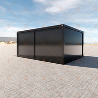 Fournisseurs 20 40 Pieds Luxe Préfabriqué 4.5*5.95m Garage Conteneur Maisons Pack Plat Guest Resort Maison Préfabriquée Hôtel Design
