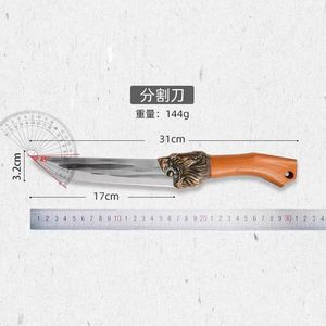 Cuchillo forjado para deshuesar, cuchillo para matanza de cerdos, cuchillo de chef, cuchillo para deshuesar y cortar carne de oveja, cuchillo Longquan con cabeza de tigre - Product Image 5