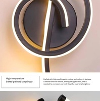 Applique murale LED minimaliste nordique en fer, finition dorée, pour salle de bain et salon, utilisation intérieure et extérieure