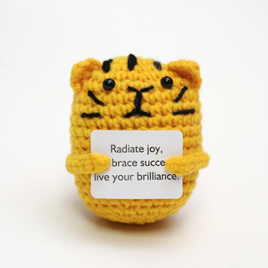 2026 New Designs Emotional Support <strong>Frog</strong> Crochet Dolls Handmade Emotional Uplifting Support Cheer up <strong>Knitted</strong> Crochet Otter - Product Image 5