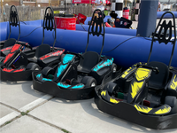 Intérieur ou Extérieur Adulte Sport Électrique Go Karts Moteur HDPE Course Karting