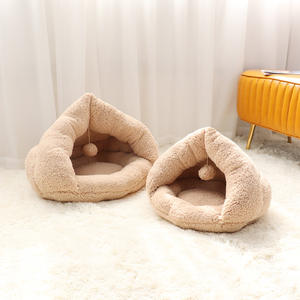 Tempat Tidur Hewan Peliharaan Mewah Lembut Hangat, Rumah Kucing, Tempat Tidur Dalam Ruangan, Gua Jendela untuk Kucing dan Anjing Kecil - Product Image 3