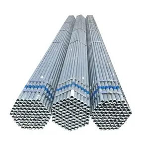 Kalite ASTM A36 dn50 sıcak daldırma galvanizli çelik içi boş bölüm 6 inç sera çerçeve için galvanizli boru