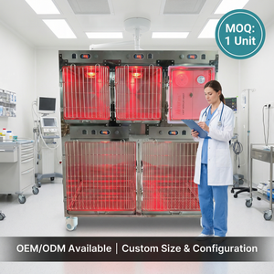 Kediler için Profesyonel Sınıf Oksijen Kafesimiz Hassas Akış Kontrolü, Net Görüş Açısı ve Kolay Veteriner Temizliği Sağlar. - Product Image 6