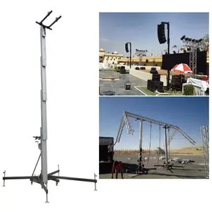 Use Hand Crank Speaker Truss Tower LIft Stand Heavy Duty Hand Crank Stand