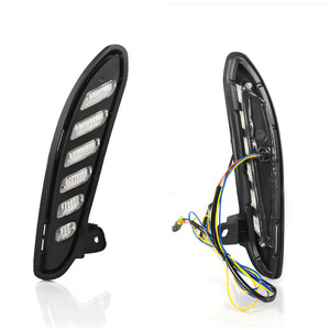 Luci diurne 12V LED luce del giorno fendinebbia parti auto indicatore di copertura fendinebbia per Toyota Harrier/Venze 21-23 - Product Image 5